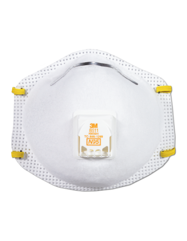RESPIRADOR 3M 8511 N95 CON VALVULA 31159