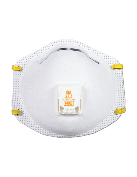 RESPIRADOR 3M 8511 N95 CON VALVULA 31159