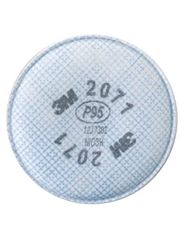 FILTROS 3M 2071 P95 PARA PARTICULAS 31905