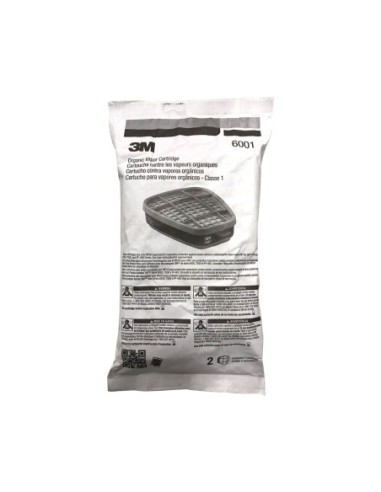 CARTUCHO 3M 6001 PARA VAPORES ORGANICOS 19838