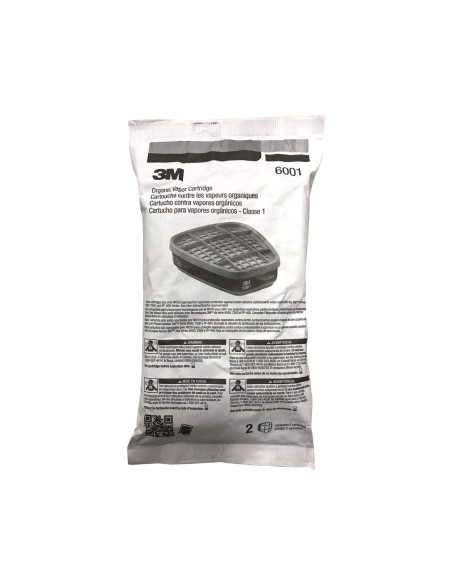 CARTUCHO 3M 6001 PARA VAPORES ORGANICOS 19838