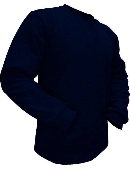 (*) BUZO ALGODON FRIZA LEKA AZUL TALLE M 541