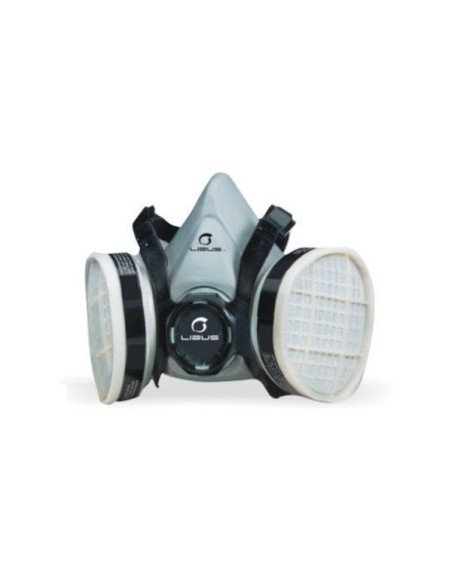 (D) SEMIMASCARA LIBUS 9200 MEDIA CARA REUTILIZABLE TALLE M 901793