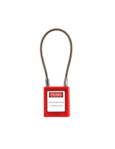 (D) BLOOK 68274 CANDADO CABLE 15CM STANDAR 40 MM ROJO