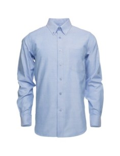 (D) CAMISA OXFORD CELESTE TALLE 38 310-01