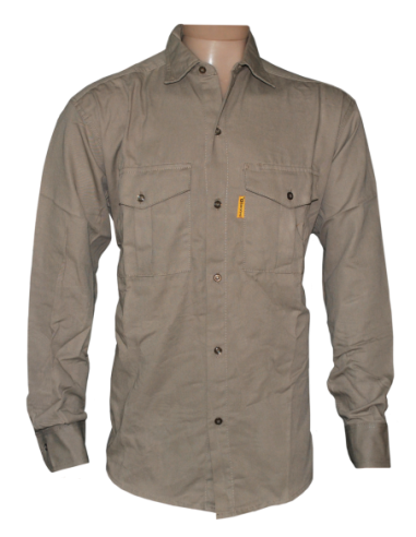(*) CAMISA GAUCHO BEIGE TALLE S/38 C