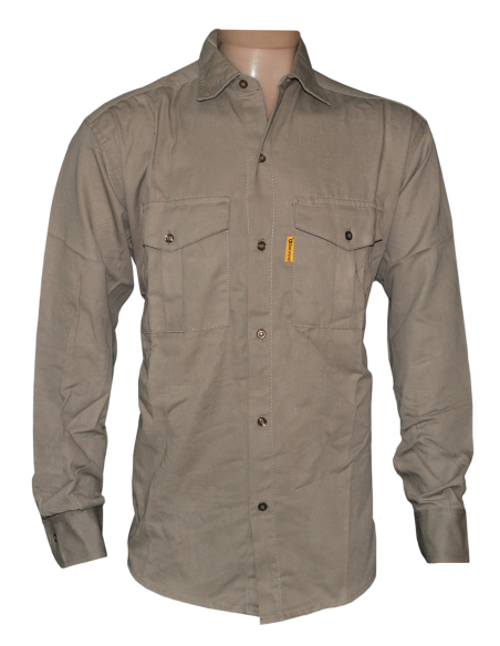(*) CAMISA GAUCHO BEIGE TALLE S/38 C