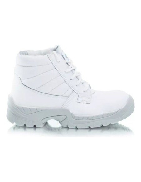 BOTIN FRANCES OMBU BLANCO OJALADO CON PUNTA DE ACERO TALLE 41  0FO-41F2