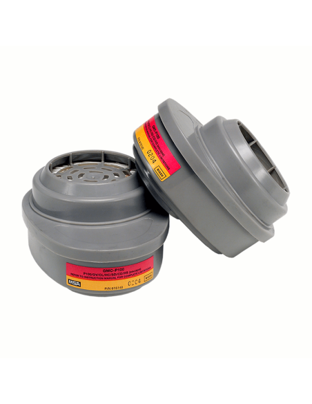 (*)KIT X2 FILTRO MSA GMC - P100 ADVANTAGE (VO) + (GA) 815364