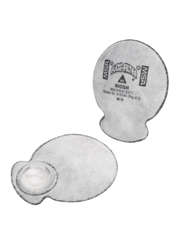 (*) KIT X2 FILTRO MSA FLEXIFILTER N95 VAPORES ORGANICOS 818347