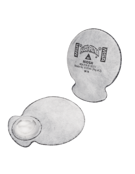 (*) KIT X2 FILTRO MSA FLEXIFILTER N95 VAPORES ORGANICOS 818347