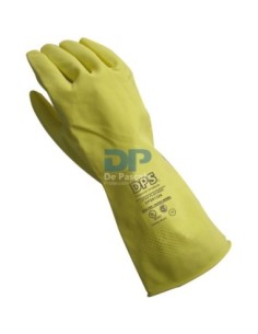 (D) GUANTES LATEX DPS AMARILLO DOMESTICOS Nº 9 DPS61324