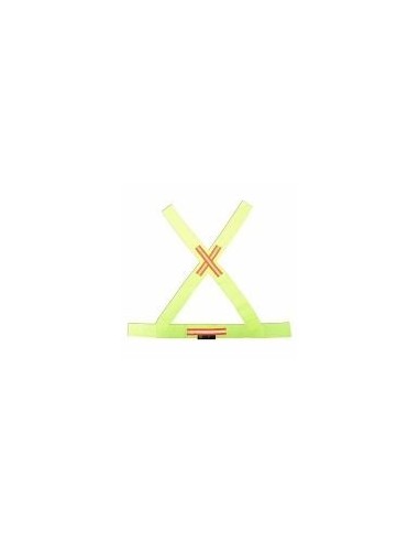 (*) BANDOLERA AMARILLA CON REFLECTIVO