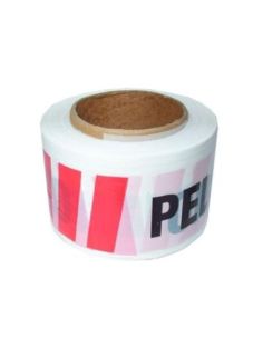 CINTA PELIGRO  ROJA Y BLANCA 8CM X 200MTS  CIN-PEL