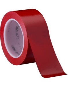 (*) CINTA DEMARCATORIA ROJA 3M PARA PISO 50MM X 30MTS 39127