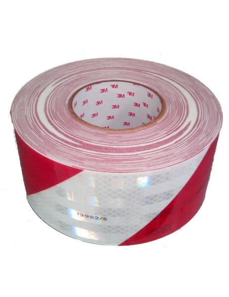 (*) BANDA REFLECTIVA 3M BLANCA Y ROJA 45360