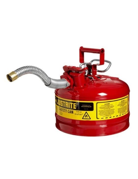 (**) BIDON JUSTRITE 7225130 METALICO TIPO II DE 2,5 GALONES (9.6 LITROS) 7225130Z