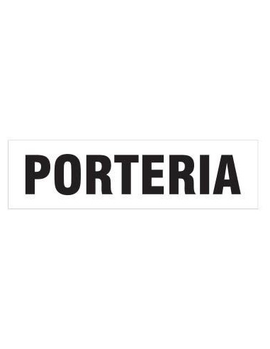 (*) CARTEL 14 X 41 - N° 82A - PORTERIA CE-82A