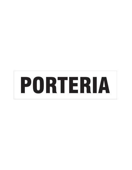 (*) CARTEL 14 X 41 - N° 82A - PORTERIA CE-82A