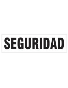 (*) CARTEL 14 X 41 - N° 83 - SEGURIDAD CE-083