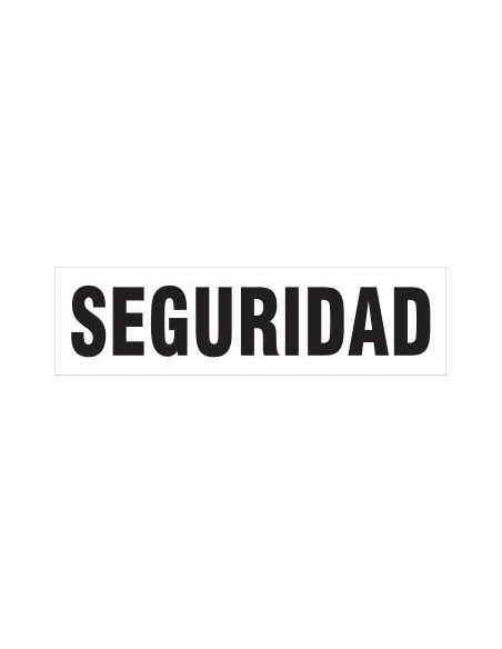 (*) CARTEL 14 X 41 - N° 83 - SEGURIDAD CE-083