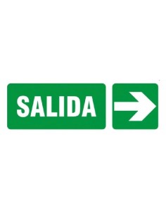 (*)CARTEL ALTO IMPACTO 14 X 41 SALIDA (FLECHA DERECHA) CE-85D
