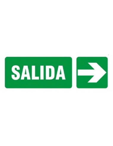 (*)CARTEL ALTO IMPACTO 14 X 41 SALIDA (FLECHA DERECHA) CE-85D