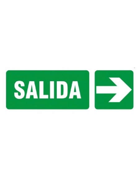 (*)CARTEL ALTO IMPACTO 14 X 41 SALIDA (FLECHA DERECHA) CE-85D