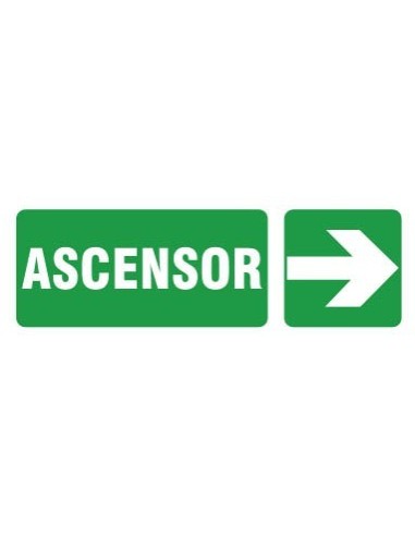 (*) CARTEL 14 X 41 - N° 88 - ASCENSOR CE-088