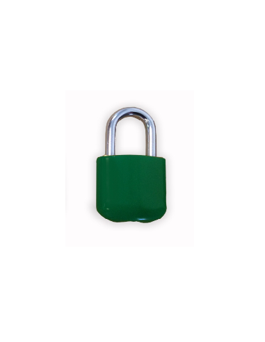 (D)  BLOOK FUNDA VERDE PARA CANDADO DE 26MM