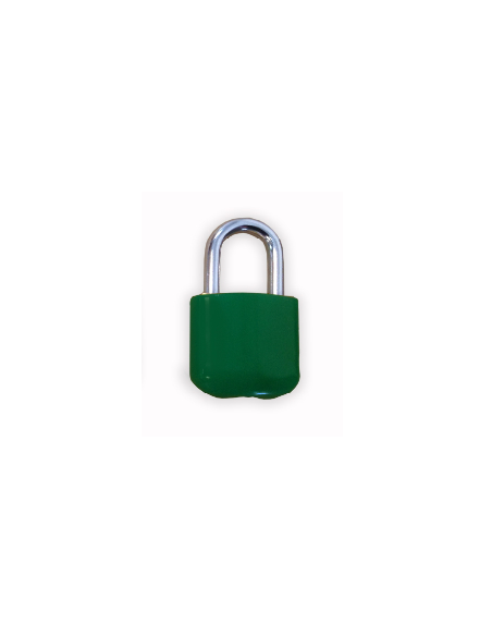 (D)  BLOOK FUNDA VERDE PARA CANDADO DE 26MM