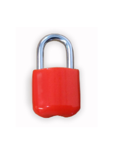 (D)  BLOOK FUNDA ROJO PARA CANDADO DE 40MM BLCAFU011