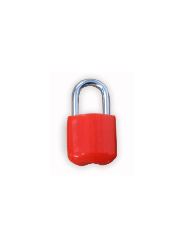 (D)  BLOOK FUNDA ROJO PARA CANDADO DE 40MM BLCAFU011