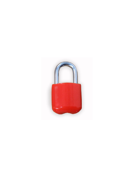 (D)  BLOOK FUNDA ROJO PARA CANDADO DE 40MM BLCAFU011