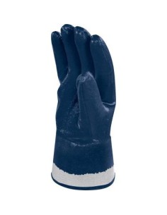 (**) GUANTE DELTA PLUS NITRILO AZUL PUÑO DE LONA TALLE 9 NI17509