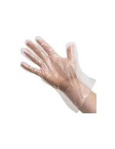 (**)  GUANTES POLIETILENO DESCARTABLE CORTO BOLSA X 100 UNIDADES