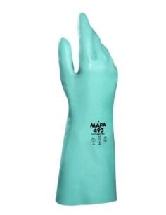 GUANTES MAPA ULTRANITRIL 493 ACRILO NITRILO TALLE 10 - 10 1/2