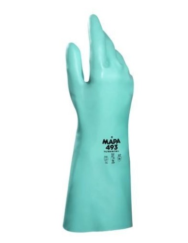 GUANTES MAPA ULTRANITRIL 493 ACRILO NITRILO TALLE 10 - 10 1/2