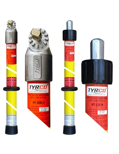 (**) PERTIGA ACOPLABLE DE 1,50 MTS.,TRAMO BASE, DIAMETRO 39 MM., ACOPLE HEXAGONAL HT-15P.H