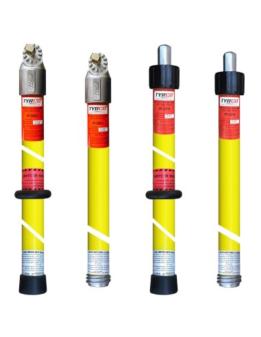 (**) PERTIGA ACOPLABLE DE 1,50 MTS.,TRAMO BASE, DIAMETRO 39 MM., ACOPLE HEXAGONAL HT-15P.H