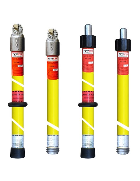 (**) PERTIGA ACOPLABLE DE 1,50 MTS.,TRAMO BASE, DIAMETRO 39 MM., ACOPLE HEXAGONAL HT-15P.H