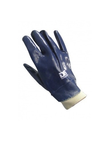 (*) GUANTES DPS NITRILO AZUL PUÑO DE ALGODON DPS11155