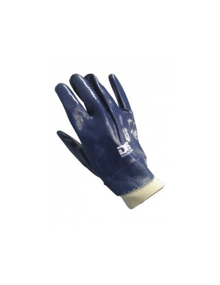 (*) GUANTES DPS NITRILO AZUL PUÑO DE ALGODON DPS11155