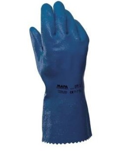 (D)  GUANTES MAPA TITAN 393 NITRILO VERDE TALLE 9 - 9 1/2