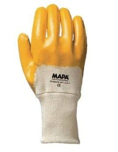 (*)  GUANTES MAPA TITANLITE 397 NITRILO AMARILLO TALLE 7 - 7 1/2