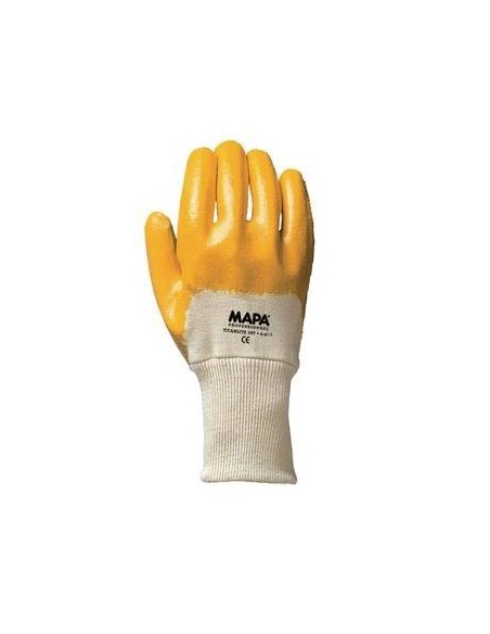 (*)  GUANTES MAPA TITANLITE 397 NITRILO AMARILLO TALLE 7 - 7 1/2