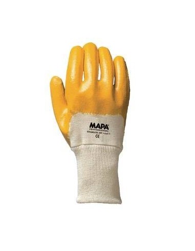 (*) GUANTES MAPA TITANLITE 397 NITRILO AMARILLO TALLE 8 - 8 1/2
