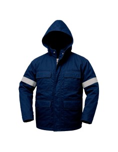 (**) CAMPERA IGNIFUGA ZB FIREGUARD U AZUL NAVY TALLE M AFIREWU-TM