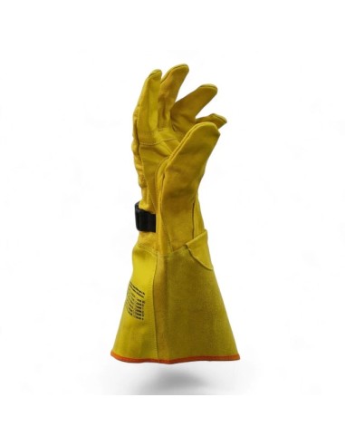 (**) GUANTES VAQUETA DPS COBERTOR CON FUELLE PUÑO LARGO 410325