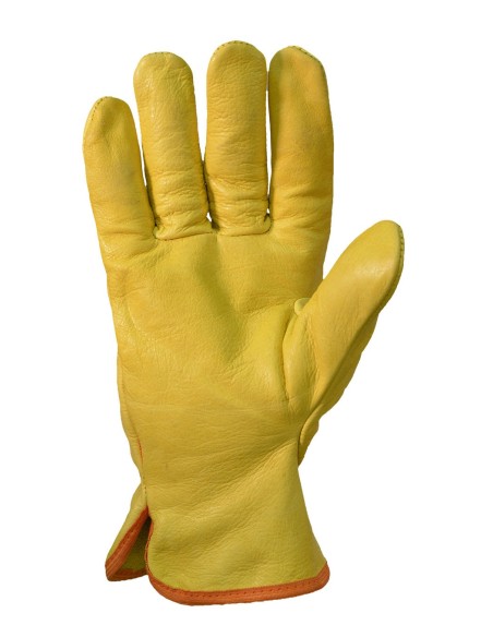 (D) GUANTES VAQUETA  DPS MEDIO PASEO FORRADO PUÑO ELASTIZADO TALLE 10 223025